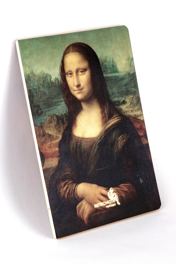 Vintage Serisi 4 - Da Vinci - Mona Lisa, 1503-6 - Çizgisiz - 96 Sayfa - 14,8x21cm