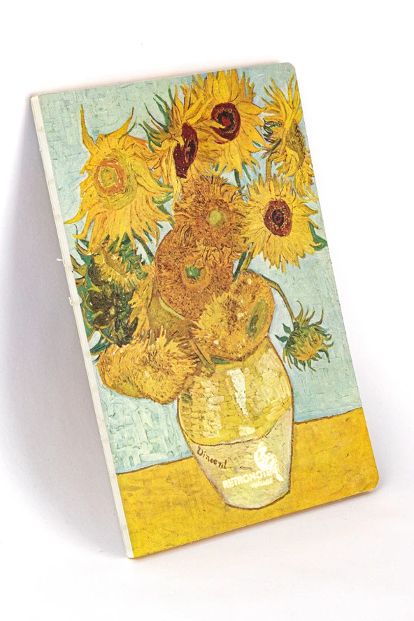 Vintage Serisi 5 - Van Gogh - Vase With Twelve Sunflowers, 1888 - Çizgisiz - 96 Sayfa - 14,8x21cm