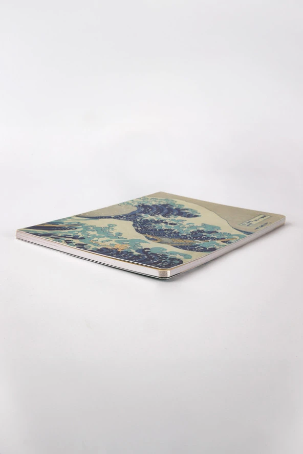 Vintage Serisi 3 - Hokusai - The Great Wave Off Kanagawa, 1829-32 - Çizgisiz - 96 Sayfa - 14,8x21cm - 3