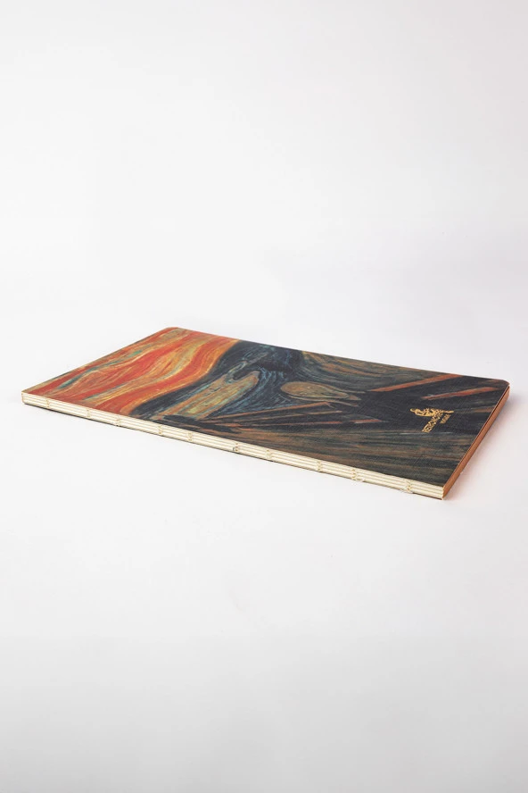 Vintage Serisi 9 - Edward Munch - The Scream, 1893 - Çizgisiz - 96 Sayfa - 14,8x21cm - 2