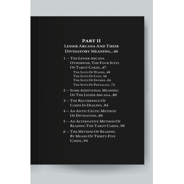 Black Tarot English Edition - 78 Cards and The Pictorial Key to the Tarot Classic Guide - 7