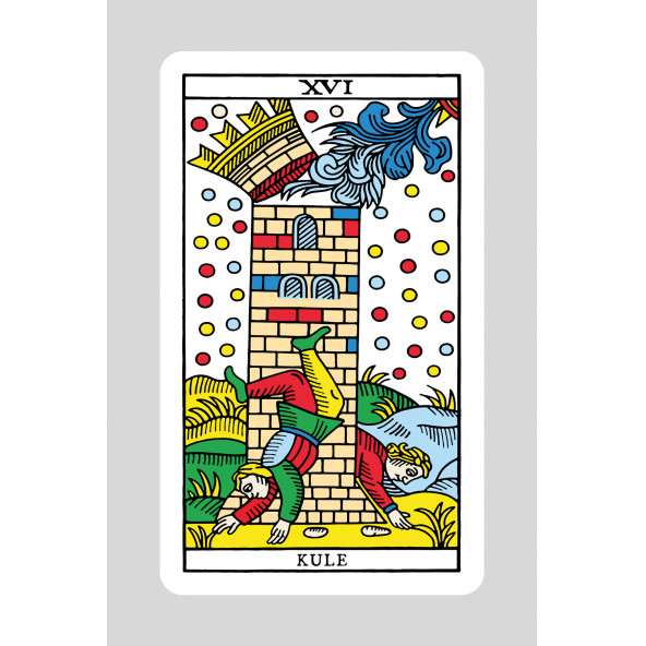 Mini Marsilya Tarot 1701 - 78 Kartlık Deste Ve Rehber Kitapçık 2022 - 5,6x8,7cm Cep Boy 9786057203908, one size - 3