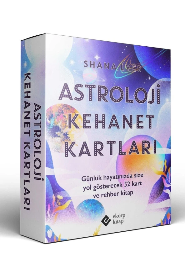 Astroloji Kehanet Kartları - 52 Kartlık Deste Ve 128 Sayfa Rehber Kitap 2023 Tarot