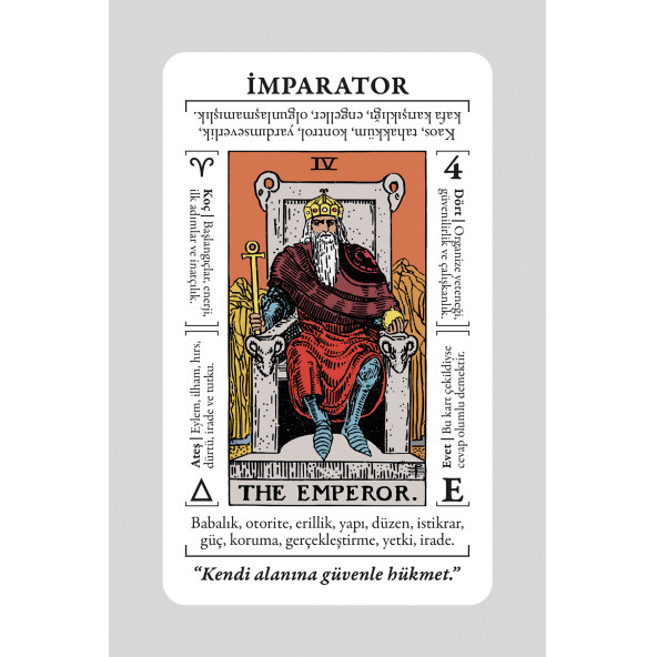 Başlangıç Tarot Takımı - Yeni Başlayanlar Için Açıklamalı Kartlar Ve Rehber Kitapçık - Rider Waite - 3