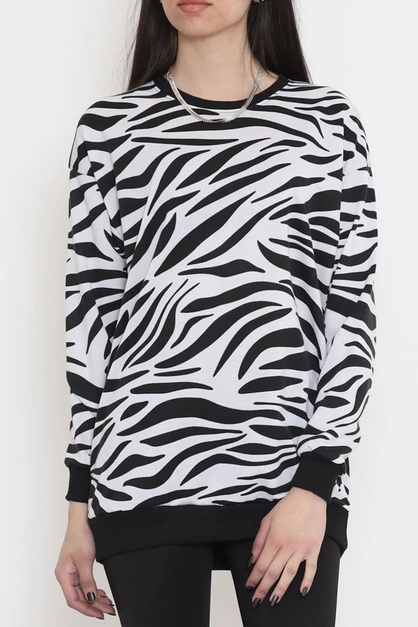 Desenli Crop Sweat Zebra - 12439.1567.