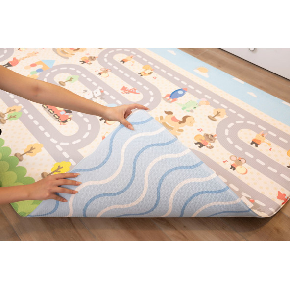 Oggia Traffic Park Premium Oyun Matı / Halısı 140cm-200cm-15mm MAT012 - 2