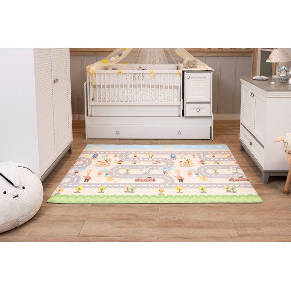 Oggia Traffic Park Premium Oyun Matı / Halısı 140cm-200cm-12mm MAT011 - 7