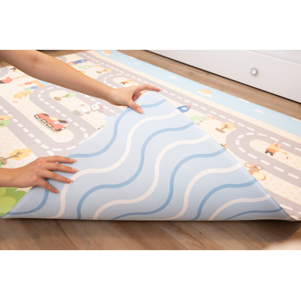 Oggia Traffic Park Premium Oyun Matı / Halısı 140cm-200cm-12mm MAT011 - 8
