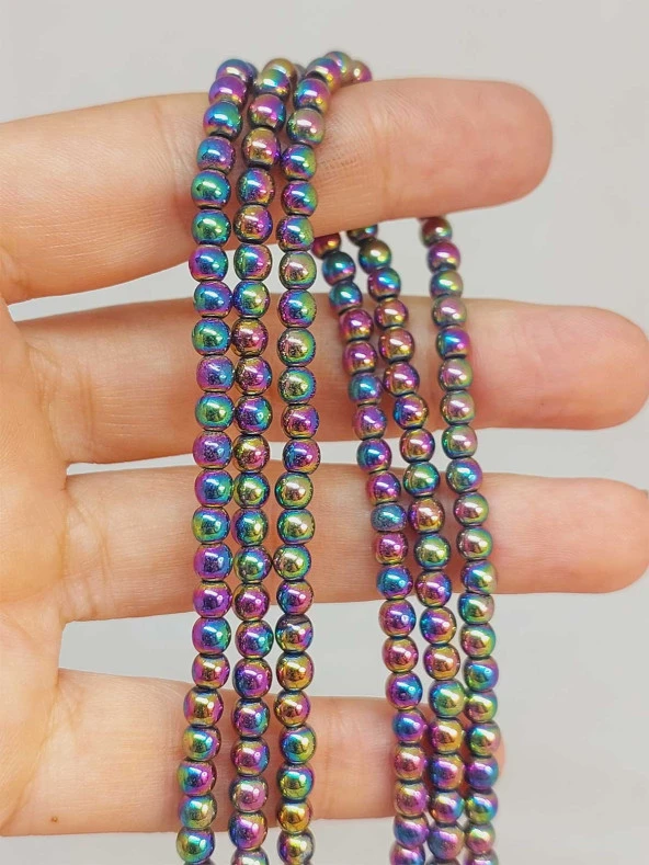 Hematit Taşı Dizi 4mm (48174) ürün görseli 1