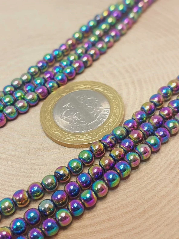 Hematit Taşı Dizi 4mm (48174) - Resim 3