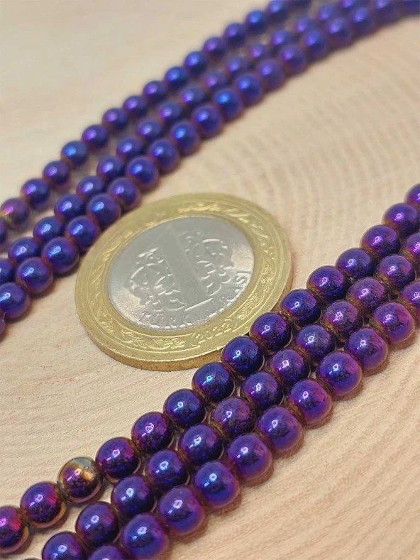 Hematit Taşı Dizi 4mm (48176) - Resim 2