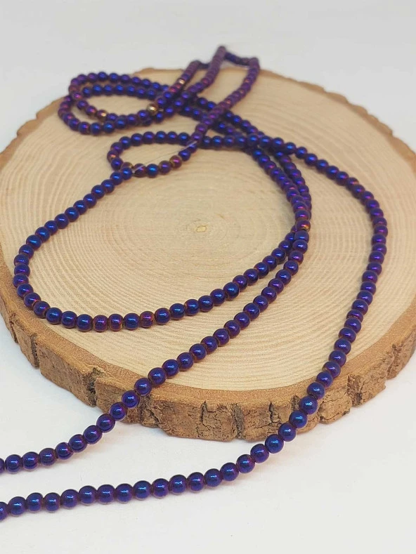 Hematit Taşı Dizi 4mm (48176) - Resim 3