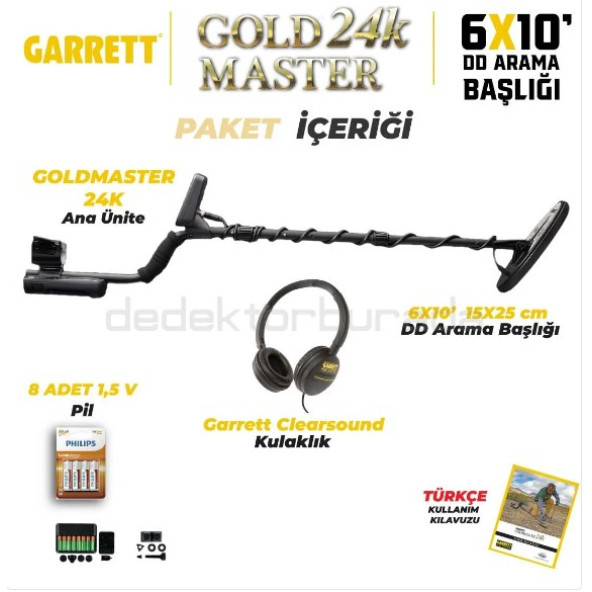 Garrett GoldMaster 24K Altın Dedektörü - 2