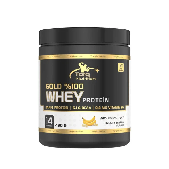 Torq Nutrition Gold Whey Protein Muz Aromalı 490 Gr