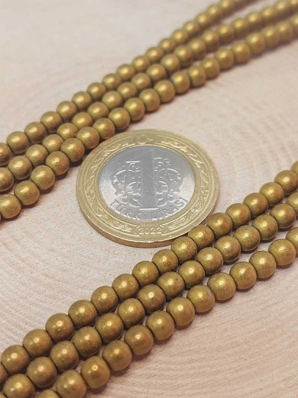 Hematit Taşı Dizi 4mm (48178) - Resim 2