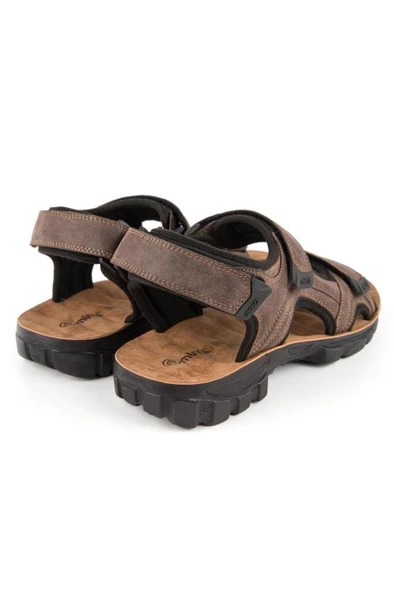Muya Taurus 31322-004 Anatomik Taban Cırtlı Erkek Sandalet Kahve 40-45 - 5