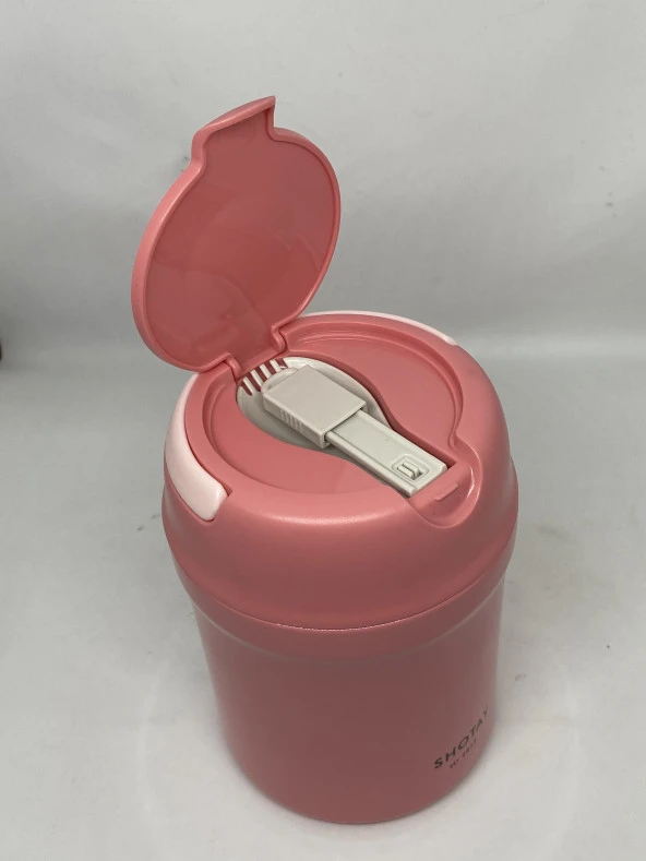 SHOTAY ST-8123 Vacuum Bottle Yemek Kutusu 650 ml Pembe