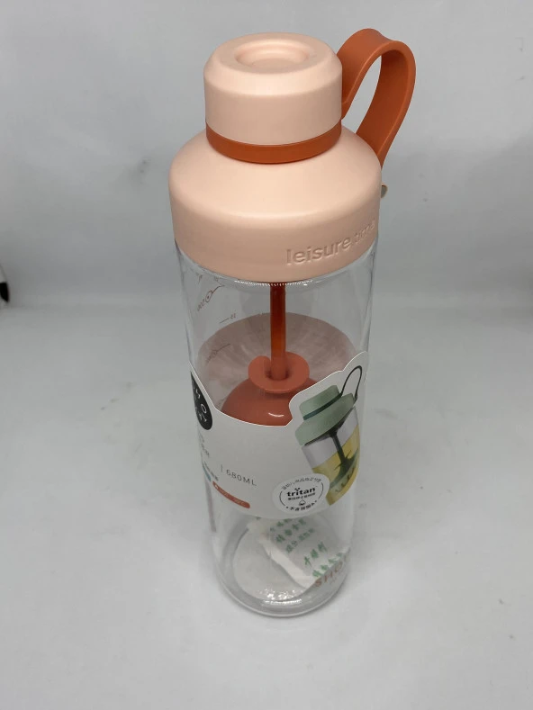 SHOTAY Tea Cup Süzgeçli Tritan Matara Pembe 680 ml ST- 6637