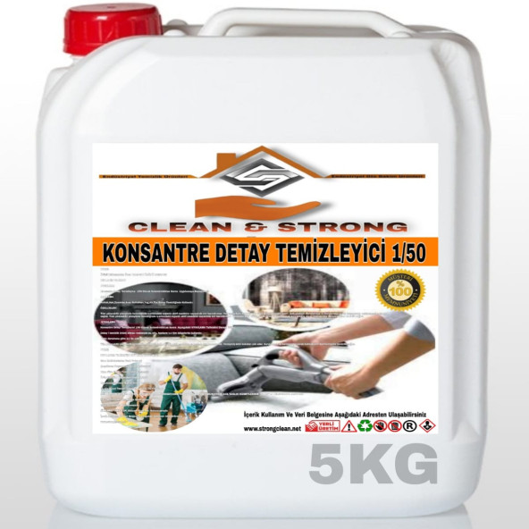 DETAY TEMİZLEYİCİ ULTRA KONSANTRE ÜRÜN 5KG