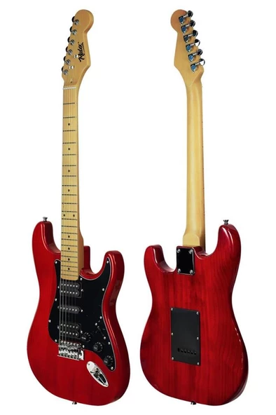 Midex RPH-40RD Profesyonel Elektro Gitar Seti HSH Manyetik Maple Klavye Üst Kalite - Resim 2