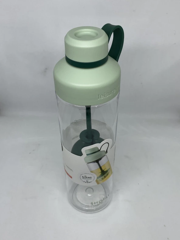 SHOTAY Tea Cup Süzgeçli Tritan Matara Yeşil 680 ml ST- 6637