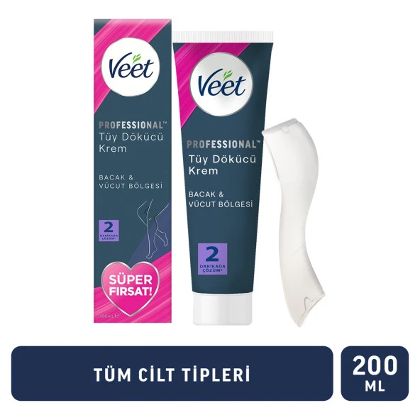 Veet Professıonal Tüy Dökücü Krem 200 ml 2 Adet