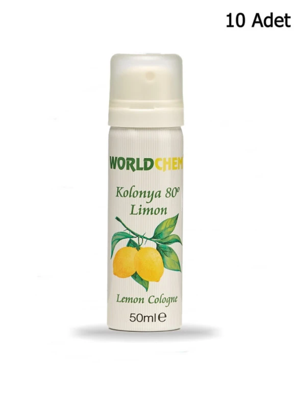 Limon Kolonyası AEROSOL 50 ml 10 Adet