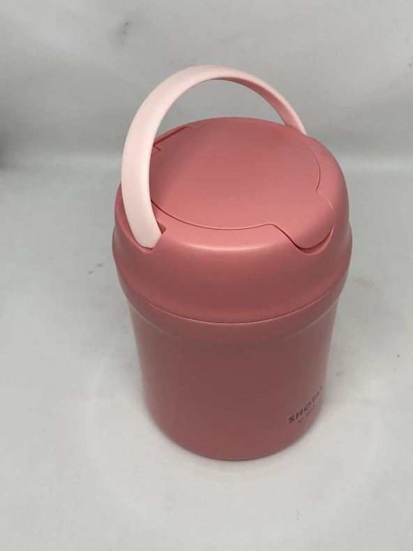 SHOTAY ST-8123 Vacuum Bottle Yemek Kutusu 650 ml Pembe
