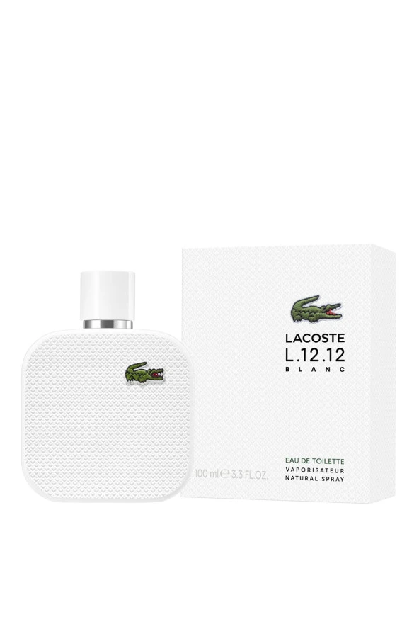 Lacoste L.12.12 Blanc Edt 100 Ml Erkek Parfümü - Resim 2