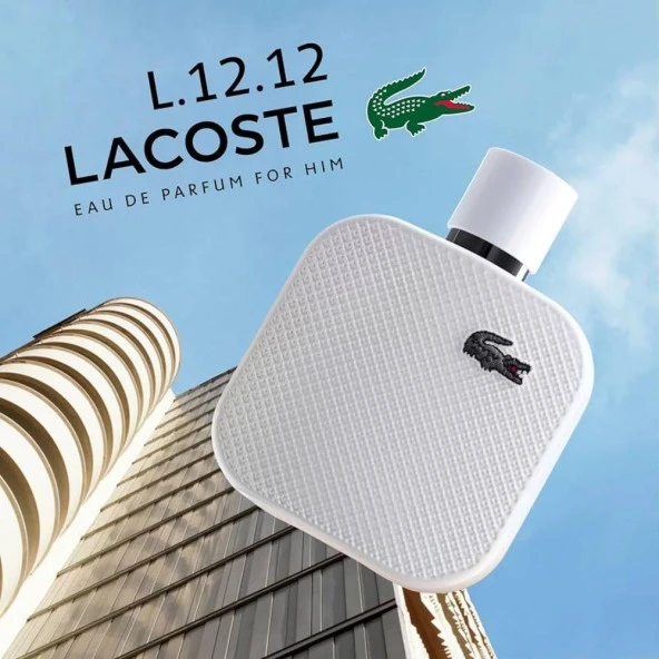 Lacoste L.12.12 Blanc Edt 100 Ml Erkek Parfümü - Resim 3