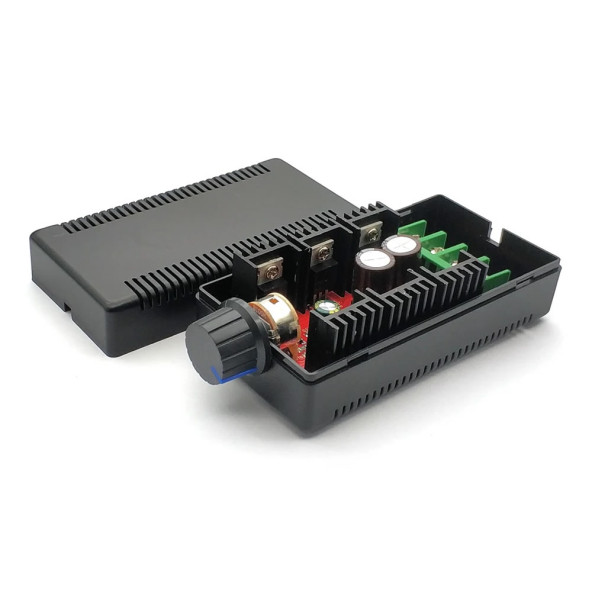 40A 50V DC Motor Sürücü Kutulu Hız Kontrol Devresi 0/100% Pot Kontrollü Pwm Ayarlanabilir Voltaj - 6