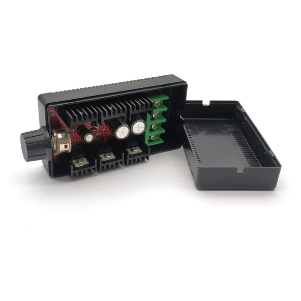40A 50V DC Motor Sürücü Kutulu Hız Kontrol Devresi 0/100% Pot Kontrollü Pwm Ayarlanabilir Voltaj - 7