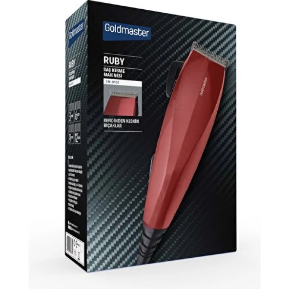 GOLDMASTER RUBY GM-8103 SAÇ KESME MAKİNESİ - 5