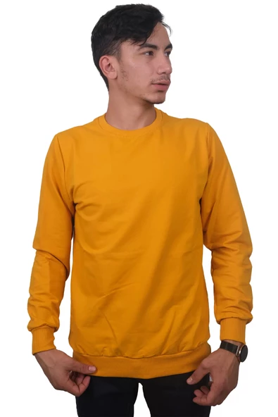 Erkek Sarı Sweatshirt 7