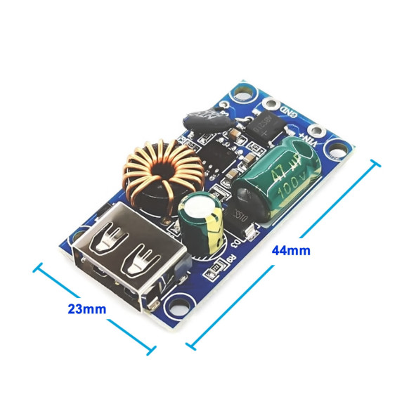 80V to 5V 2A Usb Soket Güç Kaynağı Voltaj Düşürür Güneş Enerjisi Elektrikli Bisiklet Araba Telefon