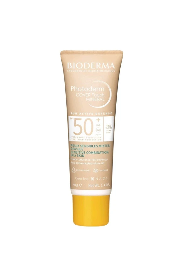 BIODERMA Photoderm Cover Touch Mineral Spf50+ Very Light 40 Gr 3701129807415