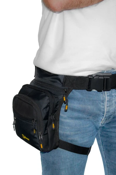 Lederax Su Geçirmez Bacak ve Bel Çantası Erkekler Için LD242 ürün görseli