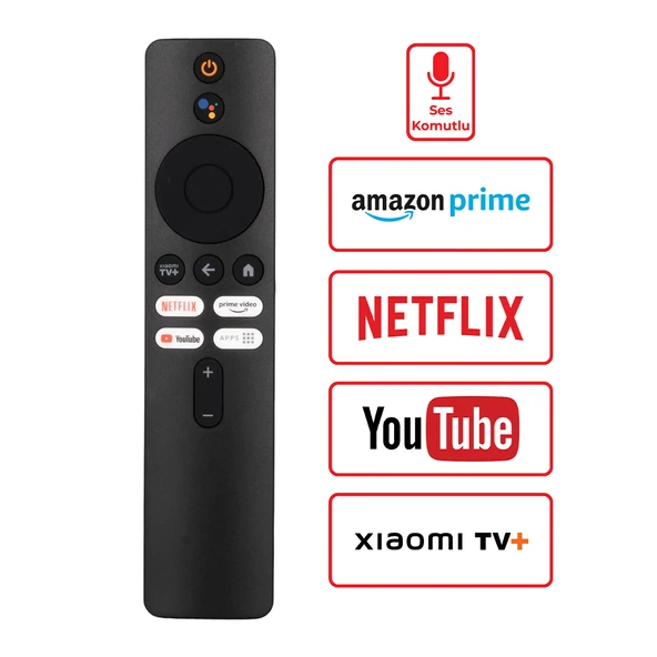 Weko KR Xiaomi Netflix Prime Video Youtube Tuşlu Ses Komutlu Kumanda