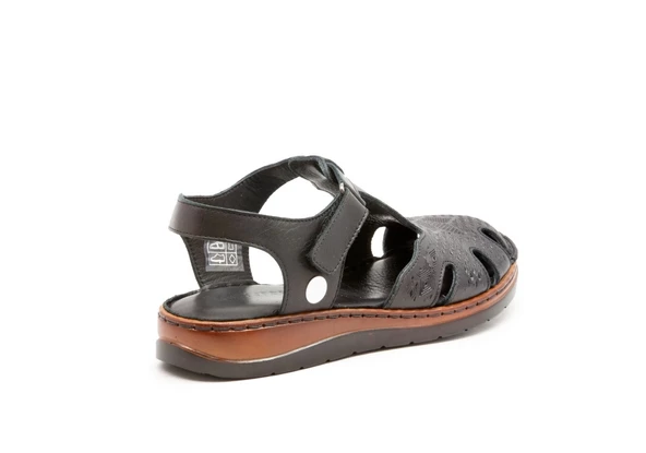 MAMMAMİA 1280 Siyah Kadın Sandalet - Resim 4