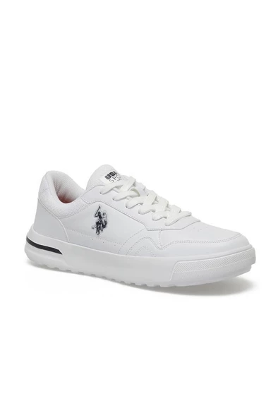 U.S Polo Assn. SAMPO 4FX 101502205 Erkek Sneaker Ayakkabı Beyaz 40-45