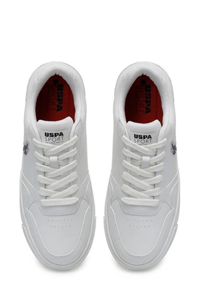 U.S Polo Assn. SAMPO 4FX 101502205 Erkek Sneaker Ayakkabı Beyaz 40-45 - 5