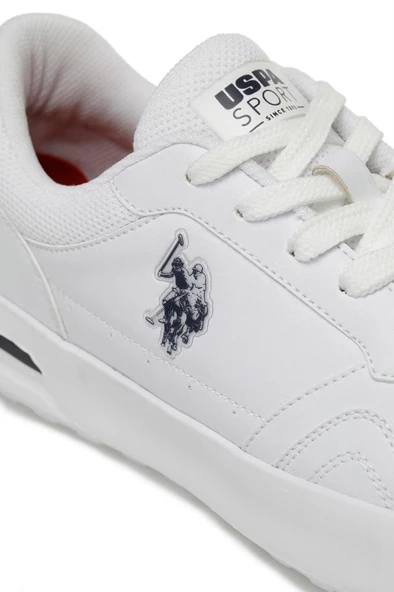 U.S Polo Assn. SAMPO 4FX 101502205 Erkek Sneaker Ayakkabı Beyaz 40-45 - 4