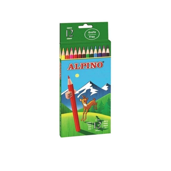 Alpino Kuru Boya Uzun 12'li