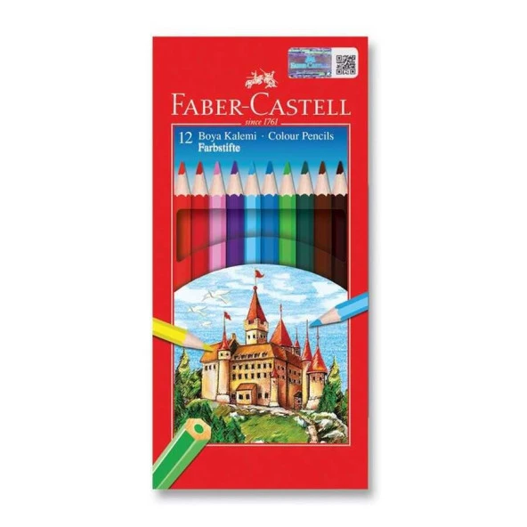 Faber Castell Redline Kuru Boya Tam Boy 12'li