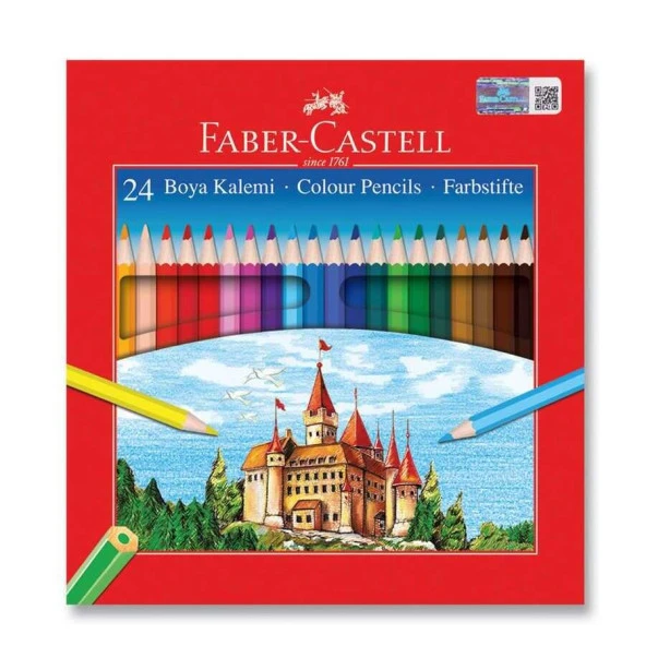 Faber Castell Redline Kuru Boya Karton Kutu 24'li