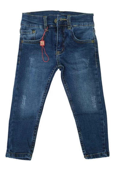 Erkek Çocuk Slim Açık Mavi Denim Kot Pantolon 2819rply