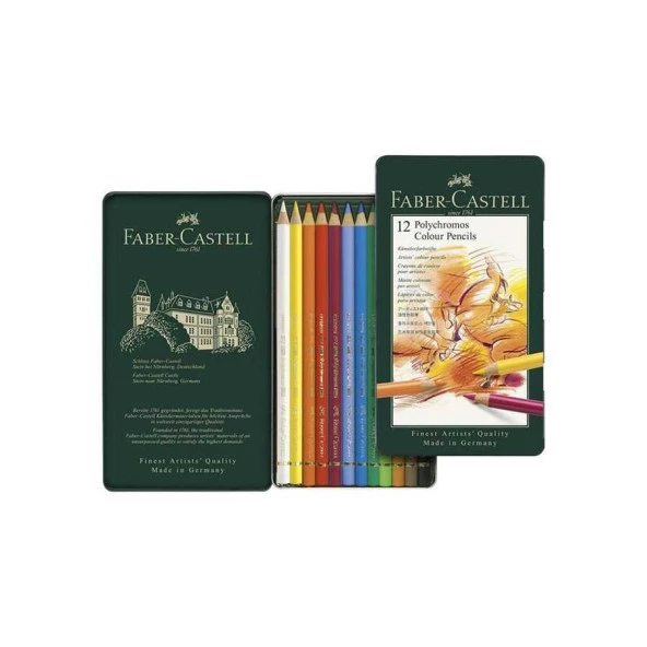 Faber-Castell Polychromos Kuru Boya 12'li