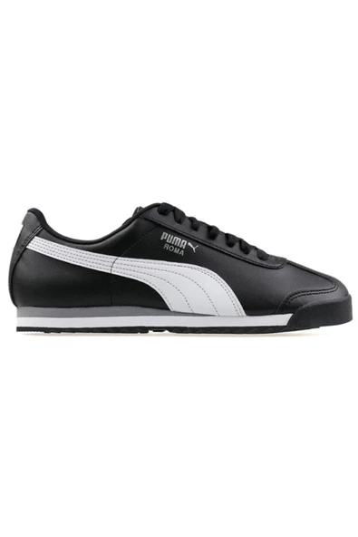 Puma Roma Basic - Erkek Siyah Spor Ayakkabı - 353572 11 - 4