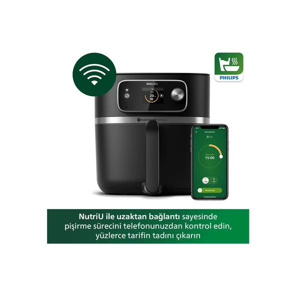 Philips Airfryer HD9880/90 7000 Serisi Combi XXL Connected 8.3 lt Yağsız Fritöz - 2