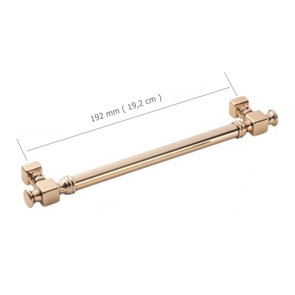 5 Adet Doğanlar Dragon 192 mm Mobilya Kulp Albrifin - 2